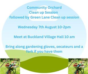 Community Orchard Clean Up